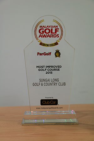 MOST IMPROVED GOLF COURSE @ MALAYSIAN GOLF AWARDS 2015
